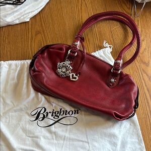 Brighton Red Leather Women's Bag